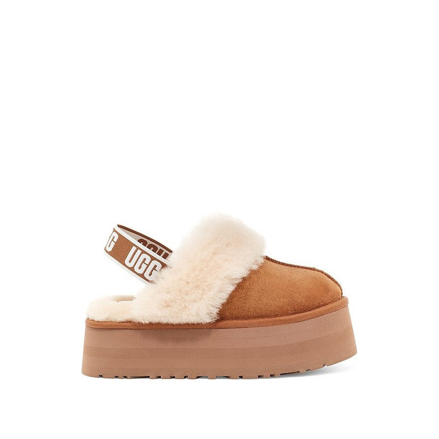 Funkette Suede Platform Clogs