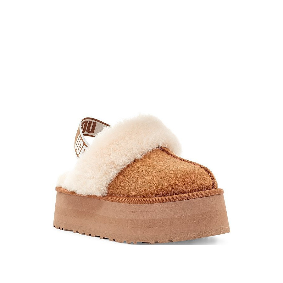 Funkette Suede Platform Clogs