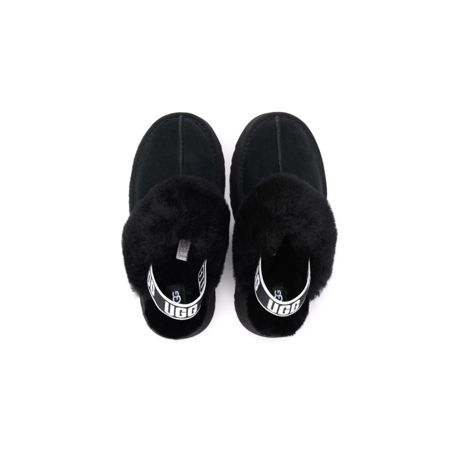 Funkette Suede Platform Clogs