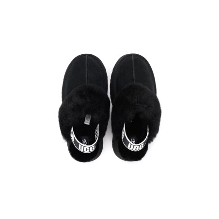 Funkette Suede Platform Clogs