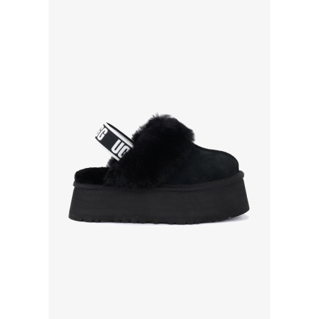 Funkette Suede Platform Clogs