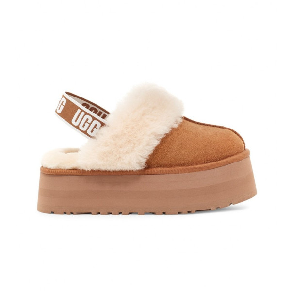 Funkette Suede Platform Clogs